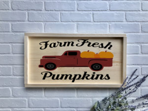 Farm Fresh Pumpkins 13x24