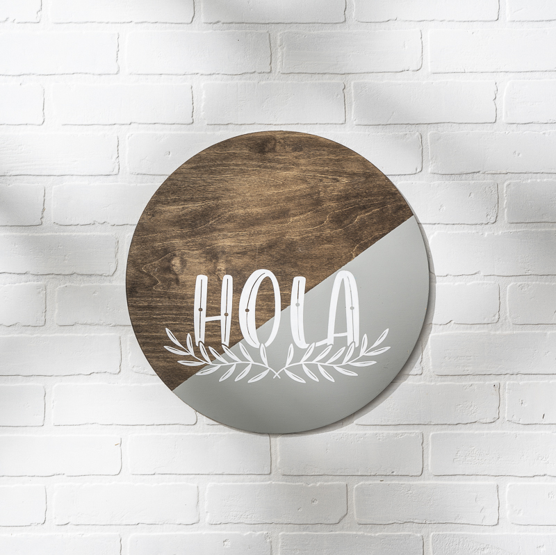 Hola - 16" Welcome Sign