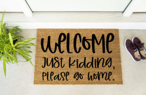 Doormat - Welcome Just Kidding...
