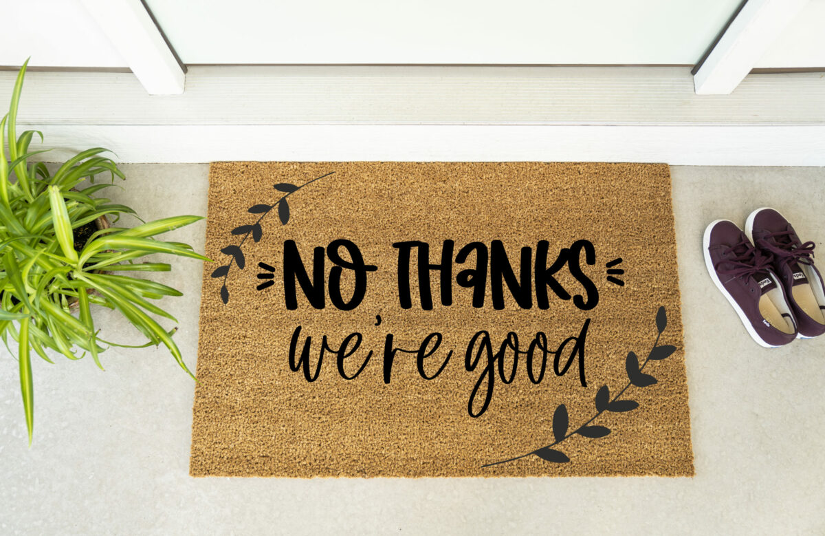 Doormat - No Thanks We're Good