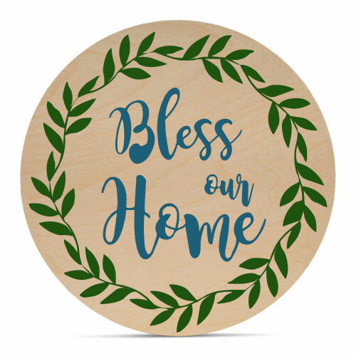 Bless Our Home - 16" Welcome Sign