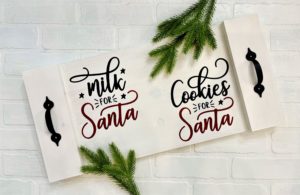 Milk & Cookies for Santa - 11x17 Tray