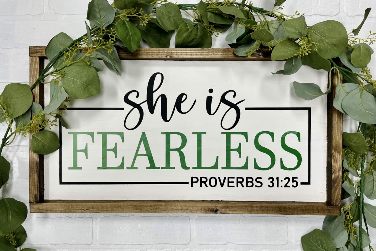 13x24 She is Fearless