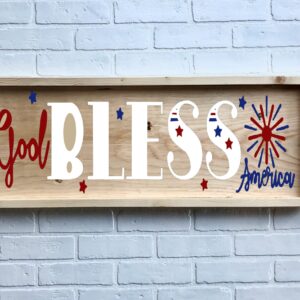 12x32 God Bless America